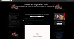 Desktop Screenshot of girl-with-the-dragon-tattoo-trailer.blogspot.com