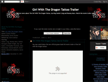 Tablet Screenshot of girl-with-the-dragon-tattoo-trailer.blogspot.com