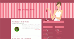 Desktop Screenshot of mybeautynote.blogspot.com