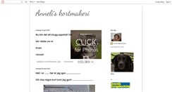 Desktop Screenshot of annelimellstrand.blogspot.com