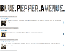 Tablet Screenshot of bluepepperavenue.blogspot.com