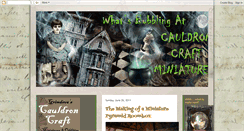 Desktop Screenshot of cauldroncraftminiatures.blogspot.com