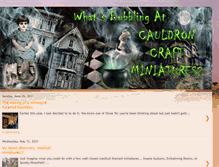 Tablet Screenshot of cauldroncraftminiatures.blogspot.com