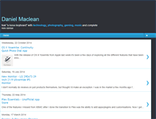 Tablet Screenshot of danielmaclean.blogspot.com