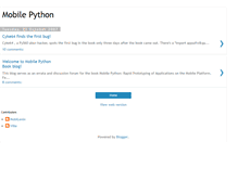 Tablet Screenshot of mobilepython.blogspot.com