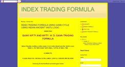 Desktop Screenshot of indextradingformula.blogspot.com