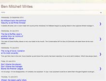Tablet Screenshot of benmitchellwrites.blogspot.com