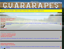 Tablet Screenshot of cidadedeguararapes.blogspot.com