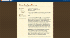 Desktop Screenshot of opendiaryopenmarriage.blogspot.com