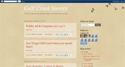 Desktop Screenshot of gulfcoastsavers.blogspot.com