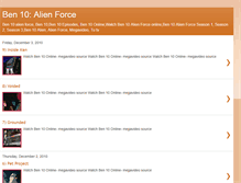 Tablet Screenshot of ben10-alien-force.blogspot.com