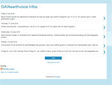Tablet Screenshot of gaiaearthvoice.blogspot.com