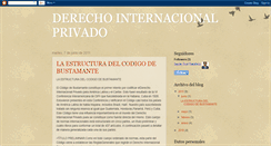 Desktop Screenshot of derechointernacionalprivadodueduap.blogspot.com