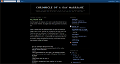 Desktop Screenshot of gaymarried.blogspot.com