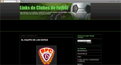 Desktop Screenshot of linksfutbolclub.blogspot.com