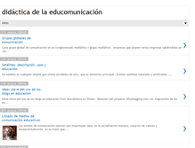 Tablet Screenshot of educomunicacion-aprendizaje.blogspot.com