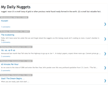 Tablet Screenshot of mydailynuggets.blogspot.com