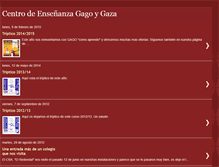 Tablet Screenshot of centrogagoygaza.blogspot.com