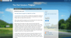 Desktop Screenshot of isabels-diet-solution-program.blogspot.com