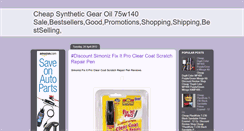 Desktop Screenshot of cheapsyntheticgearoil75w140review.blogspot.com