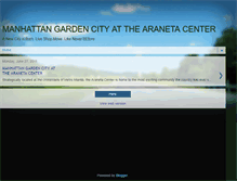 Tablet Screenshot of manhattangardencityaraneta.blogspot.com