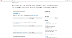Desktop Screenshot of oled-television.blogspot.com