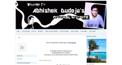 Desktop Screenshot of abhishekdudejaofficial.blogspot.com