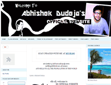 Tablet Screenshot of abhishekdudejaofficial.blogspot.com