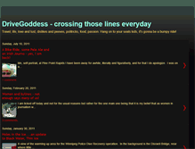 Tablet Screenshot of drivegoddess.blogspot.com