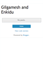 Mobile Screenshot of gilgamesh-story.blogspot.com