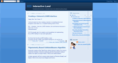 Desktop Screenshot of interactiveland.blogspot.com