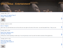 Tablet Screenshot of entertainment-omoooduarere.blogspot.com