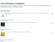 Tablet Screenshot of mariasharapovawallpapers.blogspot.com