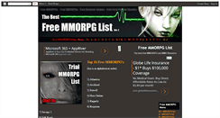 Desktop Screenshot of bestfreemmorpglist.blogspot.com