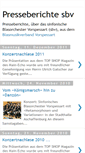Mobile Screenshot of presse-sbv.blogspot.com