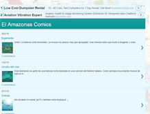 Tablet Screenshot of el-amazonas-comics.blogspot.com