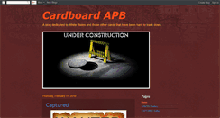 Desktop Screenshot of cardboardapb.blogspot.com