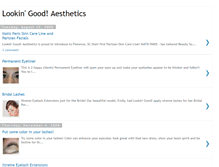 Tablet Screenshot of lookingoodaesthetics.blogspot.com
