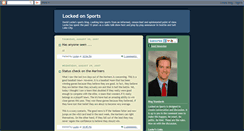Desktop Screenshot of lockedonsports.blogspot.com