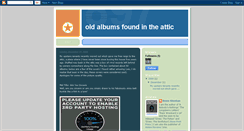 Desktop Screenshot of albumsintheattic.blogspot.com