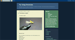 Desktop Screenshot of flytyingchronicles.blogspot.com