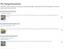 Tablet Screenshot of flytyingchronicles.blogspot.com