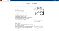 Desktop Screenshot of ihsannewsboard.blogspot.com