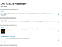 Tablet Screenshot of chrisaadland.blogspot.com