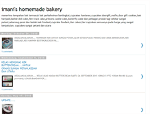 Tablet Screenshot of imanisbakery.blogspot.com