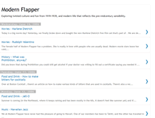 Tablet Screenshot of modern-flapper.blogspot.com