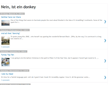 Tablet Screenshot of isteindonkey.blogspot.com