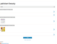 Tablet Screenshot of pakistanibeauty1.blogspot.com