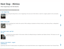 Tablet Screenshot of nextstopmimico.blogspot.com