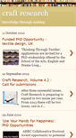 Mobile Screenshot of craftresearch.blogspot.com